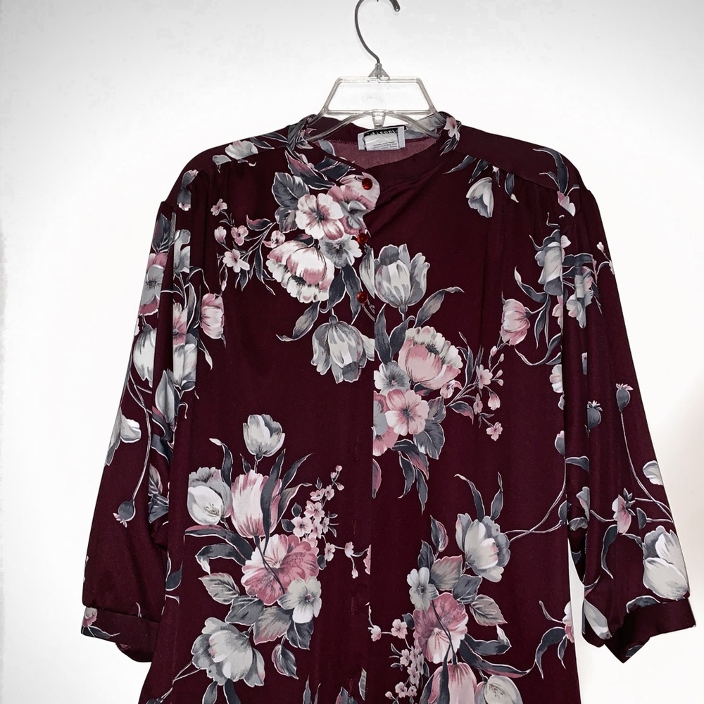 Vintage flower blouse